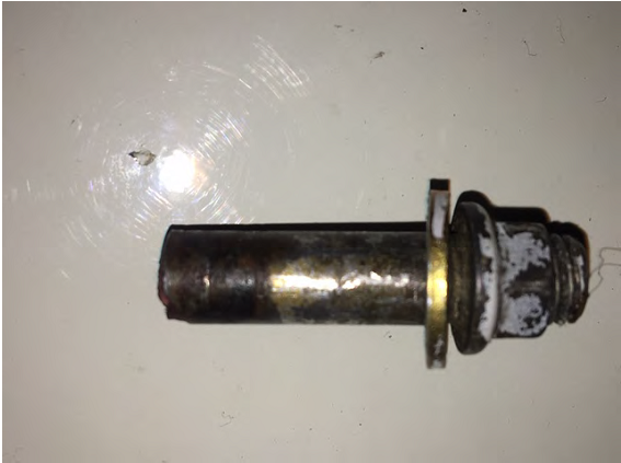 Fig 5: Broken bolt showing corrosion